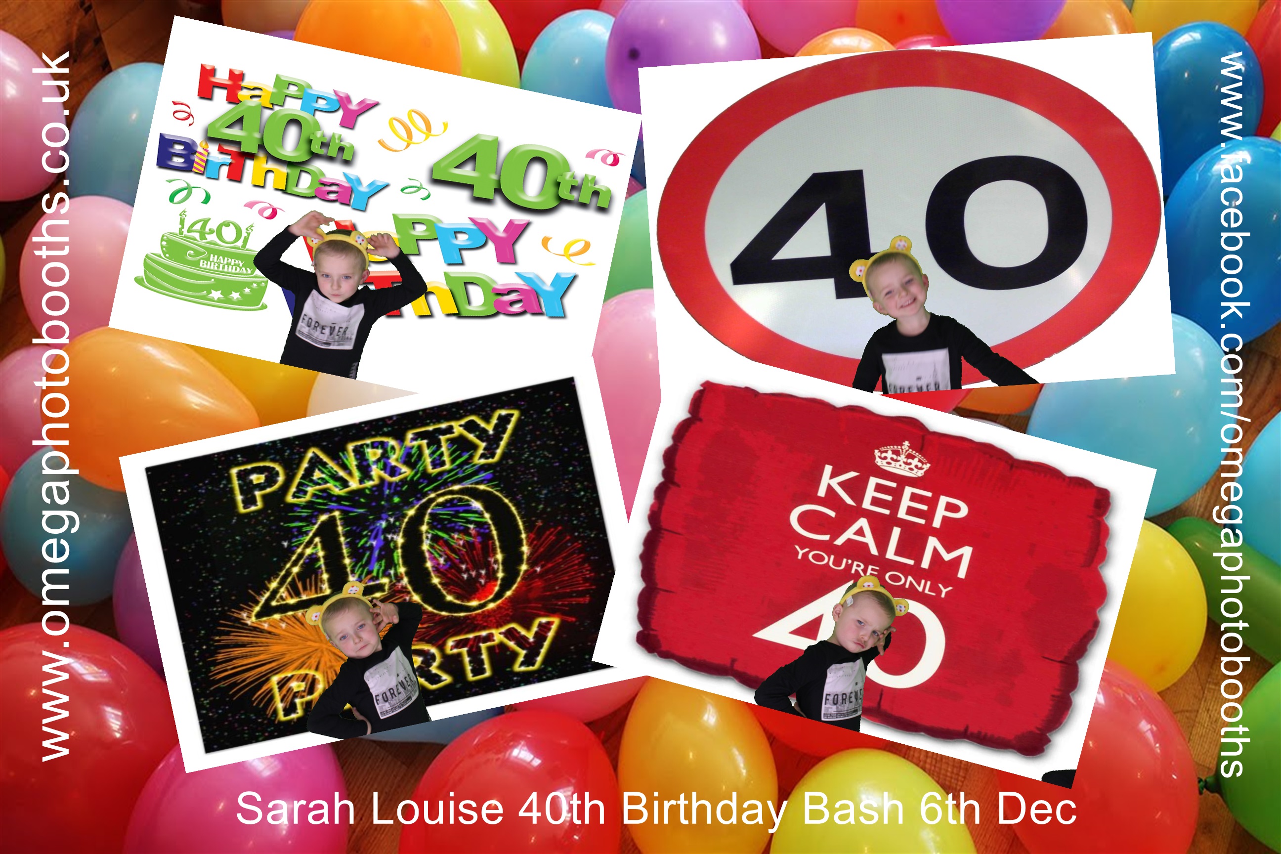 Sarah Louise 40th  | View more photos from the event at gallery.omegaphotobooths.co.uk/u/Omega-Photobooths/Sarah-Louise-40th